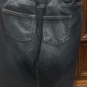 Size 12 knee length jean skirt